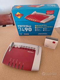 Fritzbox 7490 + ripetitore originale 