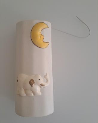 Umidificatore vintage da termosifone in ceramica
