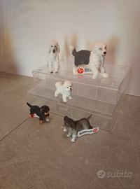 Lotto schleich figurine cani bassotto ecc