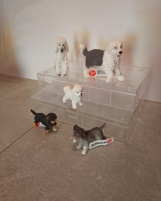 Lotto schleich figurine cani bassotto ecc