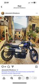 Triumph street scrambler gold line edition