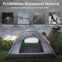 Tenda da campeggio 3 Persone Pop Up Automatica