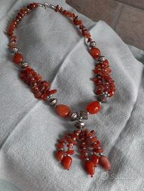 Collana in corniola vintage