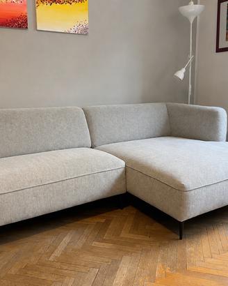 Divano Cargo chaise longue grigio chiaro