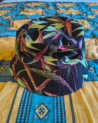 Cappello a secchiello da pescatore floreale 