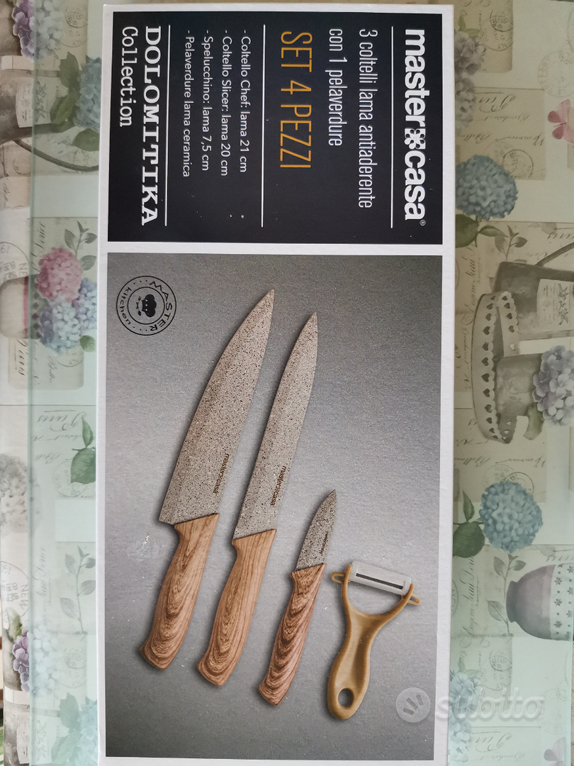 Set coltelli 7 pz con ceppo - Arredamento e Casalinghi In vendita