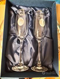 Vassoio e bicchieri 25esimo di matrimonio