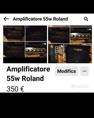 amplificatore roland