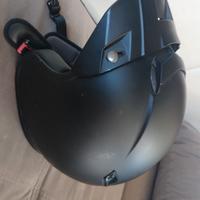 Casco jet MTR nero opaco