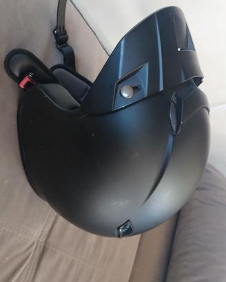Casco jet MTR nero opaco