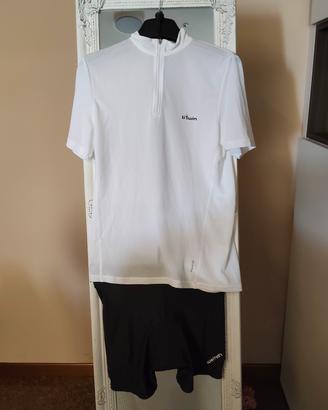 Completo ciclismo donna xs pantaloni senza bretell