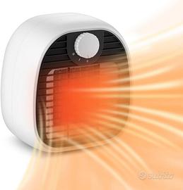 Termoventilatore elettrico 1000 W in ceramica