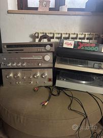 Blocco amplificatori e piatti