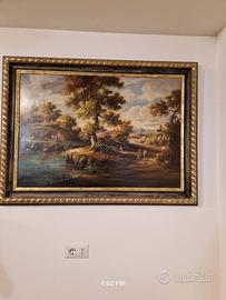 quadro a olio su tela