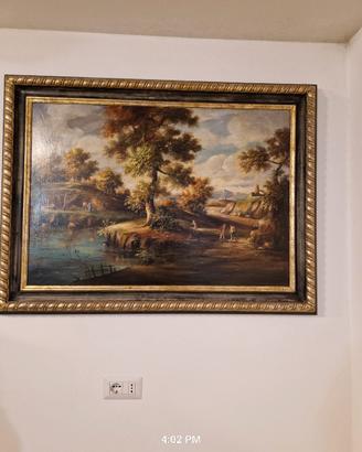 quadro a olio su tela