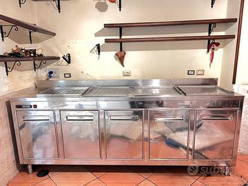 Tavolo refrigerato professionale inox