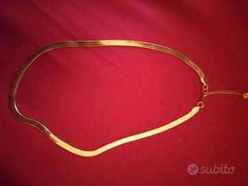 collana oro unisex