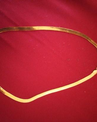 collana oro unisex