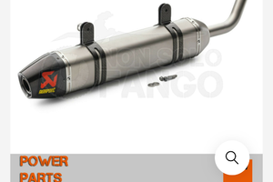 Silenziatore  Akrapovic KTM exc  SX 200 250 300