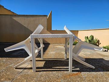 Tavolo da Giardino PROGARDEN “King” + 2 Sedie