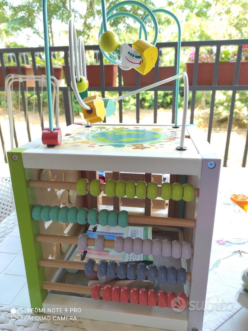 Cubo Multiattività Montessori Legno - Giochi per Bambini - eZy toyZ Negozio  giocattoli on line