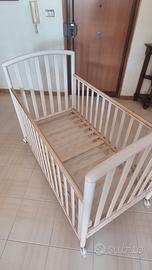 Lettino neonato con cassettone