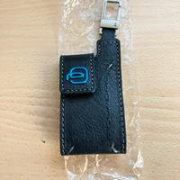 Piquadro etichetta per valigia in pelle