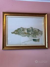 Dipinto IL MOLO di Mancini