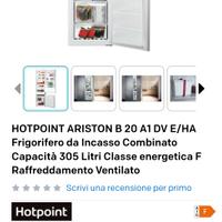 Frigo da incasso Hotpoint Ariston 