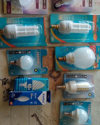 "Lotto 10 Lampadine LED e Basso Consumo E14 Nuove"