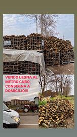 legna al metro cubo, consegna a domicilio