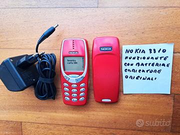 Cellulare Nokia 3310 perfettamente funzionante ros