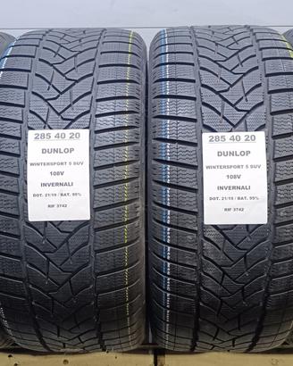 4 GOMME 285 40 20 DUNLOP INV RIF3742