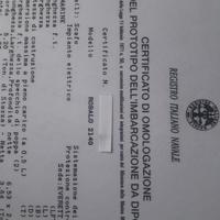 Certificati RINA x navigazione a 12 miglia