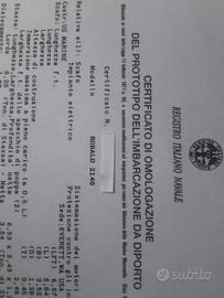 Certificati RINA x navigazione a 12 miglia