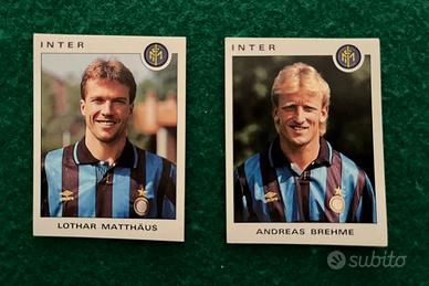 MATTHAUS BREHME Inter 1991 92 Panini Sticker