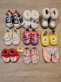 Lotto scarpe bambina 16-20