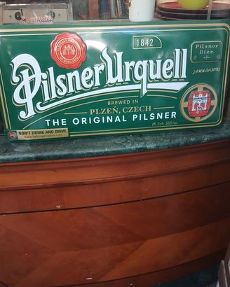 coppia targhe pilsner urquell