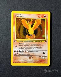 Carta Pokémon Moltres Fossil Prima Edizione ITA 