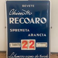 Calendario perpetuo Recoaro 1950