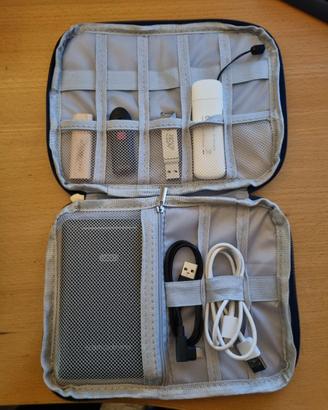 Custodia per cavi ed accessori elettronici