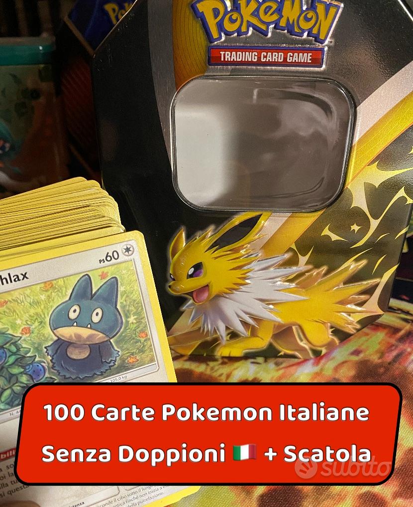 100 carte pokemon senza doppioni originali - Collezionismo In vendita a  Lucca