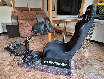 PlaySeat + Thrustmaster T-GT II + pedali T-LCM