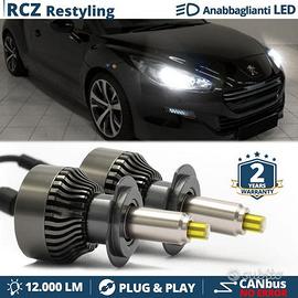 Lampade LED H7 per Peugeot RCZ 2012> Luci Bianche