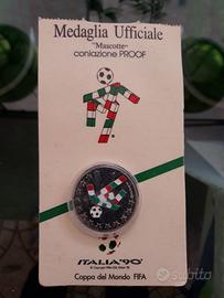 MEDAGLIA COMMEMORATIVA CALCIO ITALIA'90