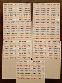 Adesivi "Trasferito" Calciatori Panini 2005/06