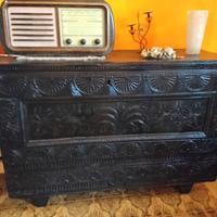 antica cassapanca sarda fine 800