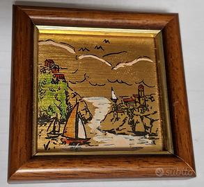 Quadro Ciro Vizioli Foglia Oro 23Kt