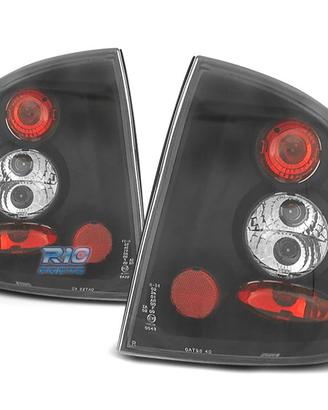 FANALI OPEL ASTRA G 2P 4P 97-04 FONDO NERO LOOK LE