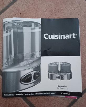 Gelatiera 2 gusti Cuisinart